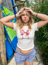 Load image into Gallery viewer, Coquette Bow Baby tee