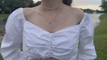 Load and play video in Gallery viewer, Ivory Bloom Top