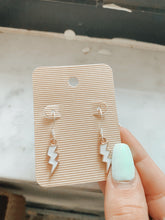 Load image into Gallery viewer, Cloudy Bolt Earrings