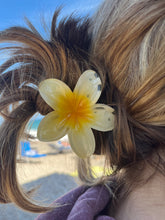 Load image into Gallery viewer, Hibiscus Yellow HairClip