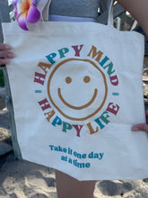 Load image into Gallery viewer, Happy Mind Tote Bag