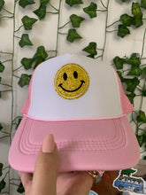 Load image into Gallery viewer, Pink Smiley Hat