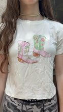 Load image into Gallery viewer, Cowgirl baby tee
