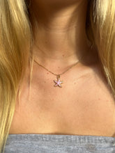 Load image into Gallery viewer, Purple Starfish Necklace
