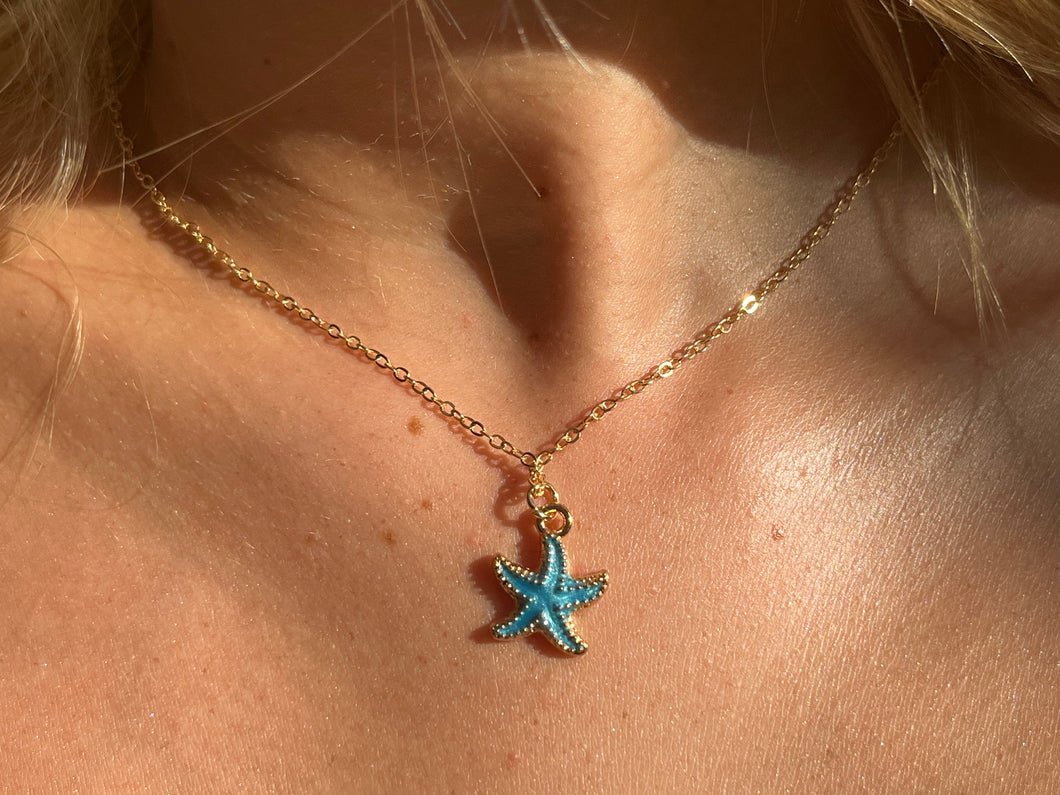 Berry Starfish Necklace