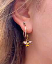 Load image into Gallery viewer, Honey bee earrings
