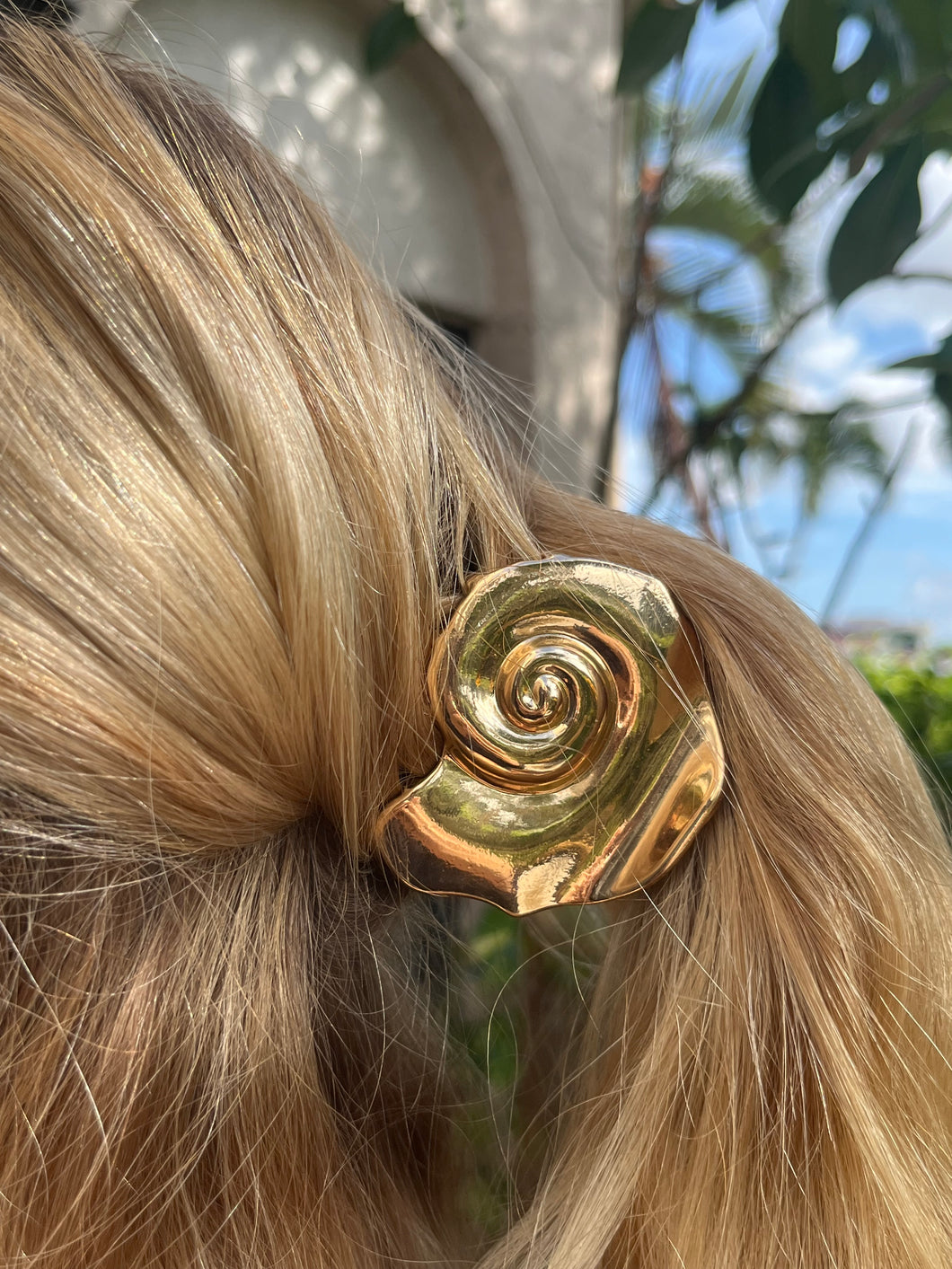 Gold Shell Clip