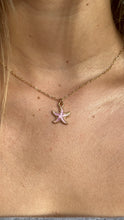 Load image into Gallery viewer, Purple Starfish Necklace
