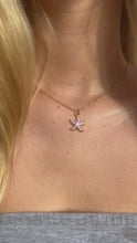 Load and play video in Gallery viewer, Purple Starfish Necklace
