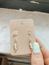 Load image into Gallery viewer, Cloudy Bolt Earrings

