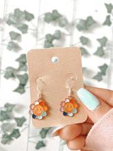 Load image into Gallery viewer, Rainbow Sunflower Earrings
