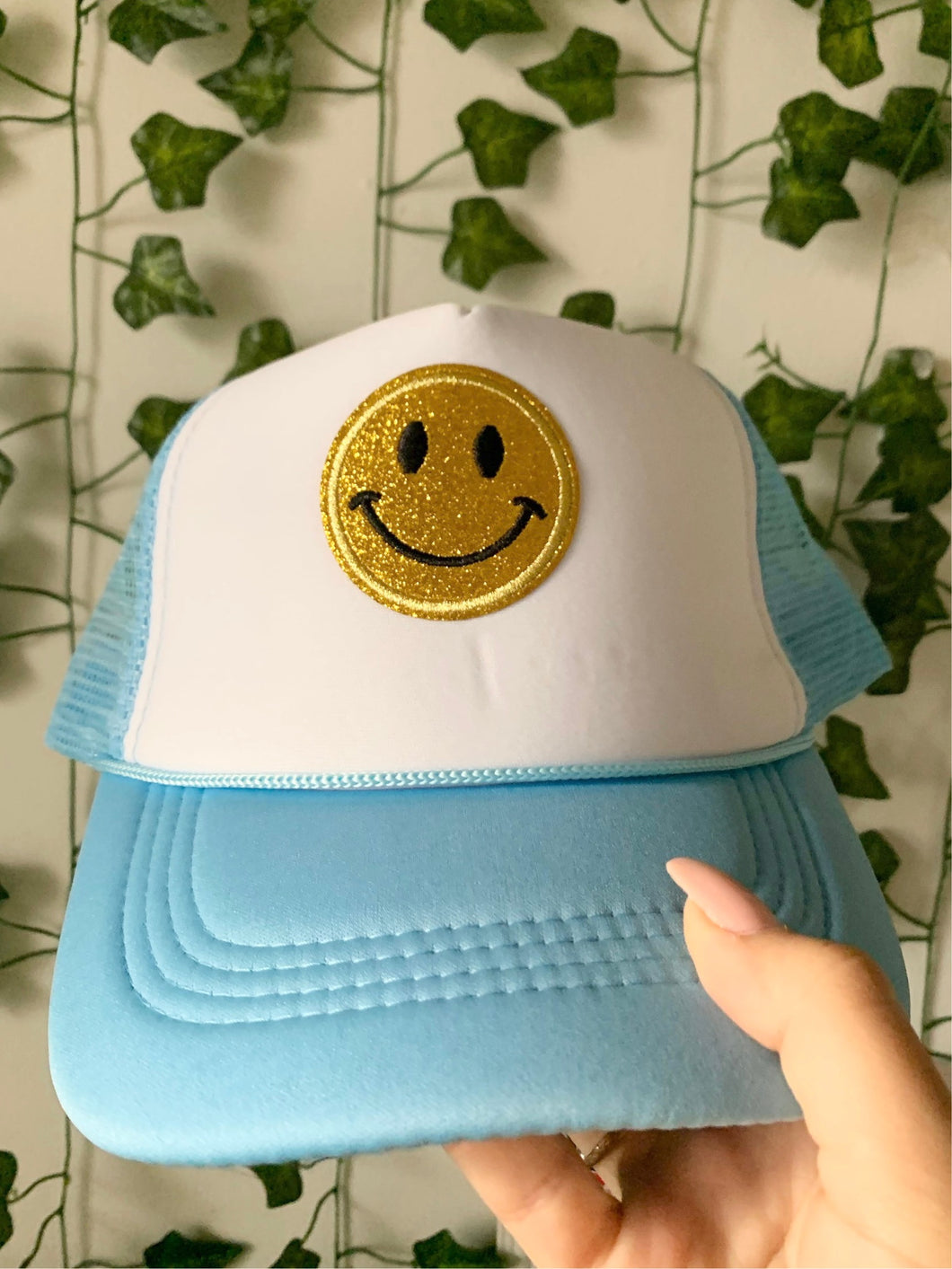 Smiley Blue Hat