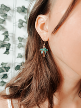 Load image into Gallery viewer, Palm tree earrings
