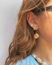 Load image into Gallery viewer, Rainbow Sunflower Earrings
