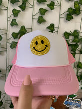 Load image into Gallery viewer, Pink Smiley Hat
